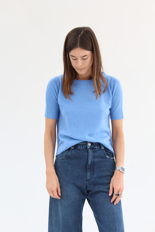 Beklina Cashmere Top Blue Beklina Cashmere Top Blue