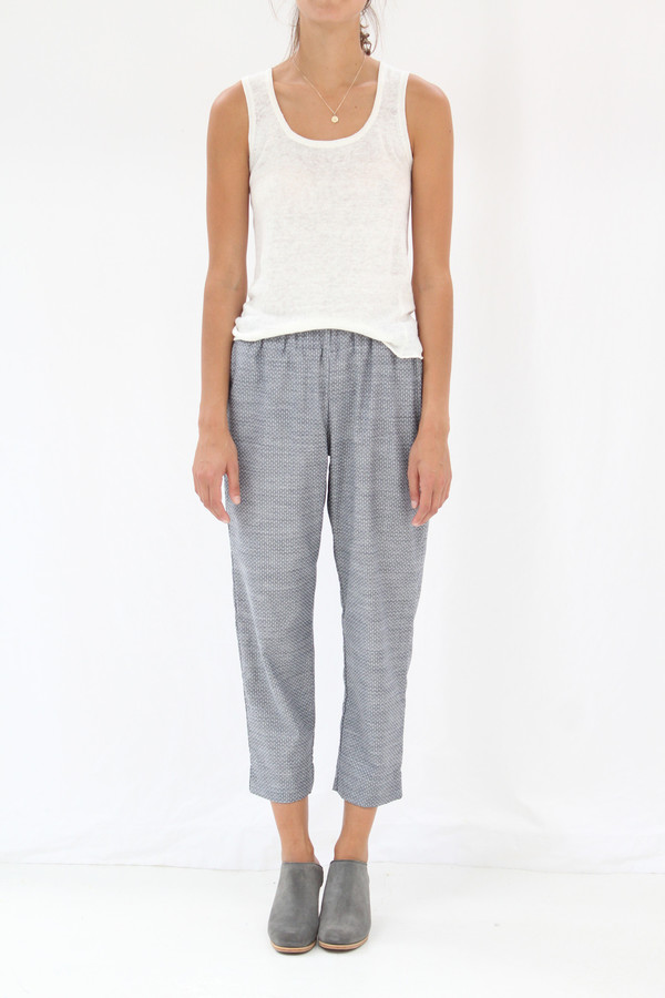 Beklina Basic Pant Blue Speck Beklina Basic Pant Blue Speck