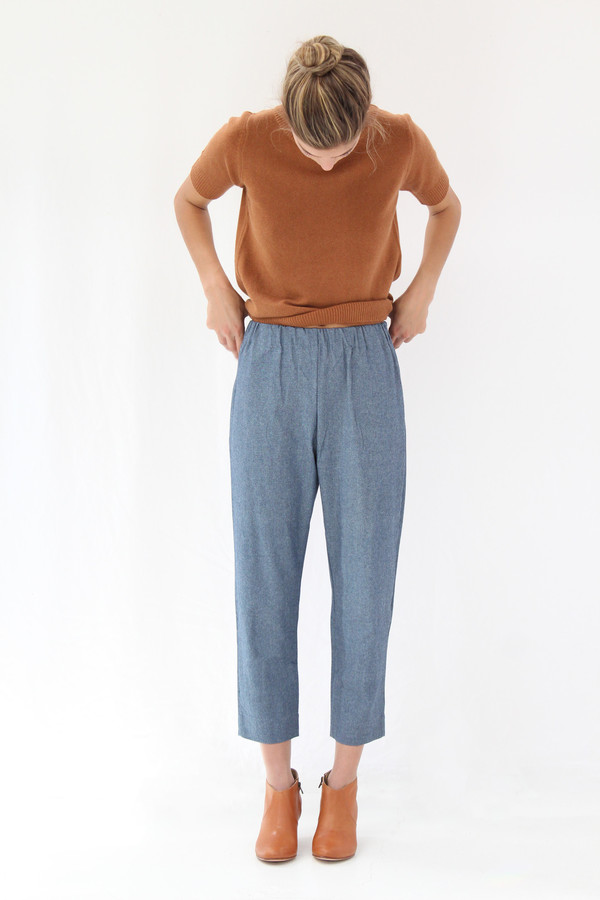 Lina Rennell Cashmere Top Saddle Lina Rennell Cashmere Top Saddle