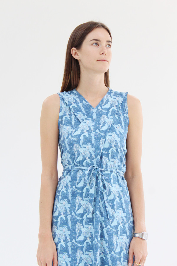 Beklina Criss Cross Jersey Wrap Dress Print Beklina Criss Cross Jersey Wrap Dress Print