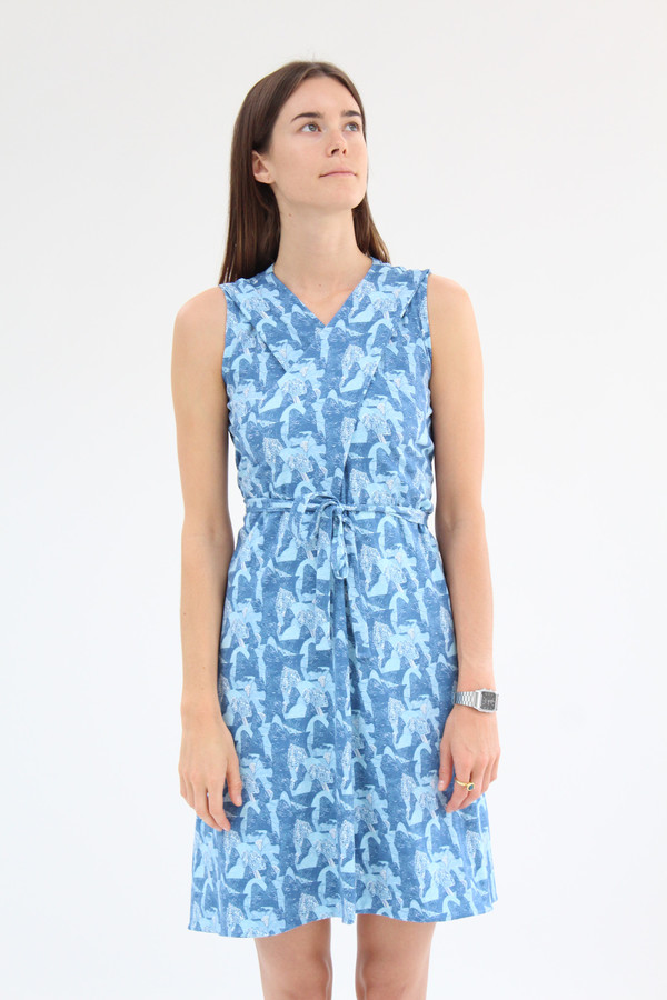 Beklina Criss Cross Jersey Wrap Dress Print Beklina Criss Cross Jersey Wrap Dress Print