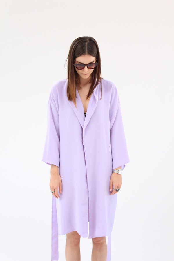 Beklina Silk Robe Lilac Beklina Silk Robe Lilac