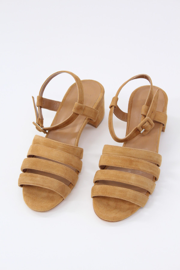 MNZ Palma Low Heel Brown Suede MNZ Palma Low Heel Brown Suede