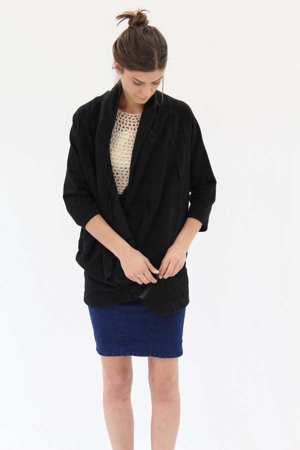 Prairie Underground Moth Coat Black Prairie Underground Moth Coat Black
