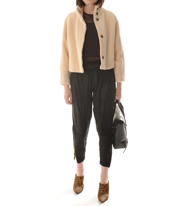 Shakuhachi Cracked Suede Track Pant Shakuhachi Cracked Suede Track Pant