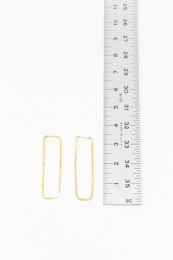 Takara Rectangle Hoops Large Takara Rectangle Hoops Large
