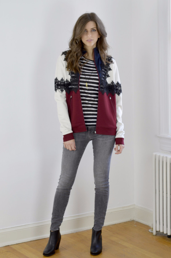 Ganni Rogers Jacket Block Color Ganni Rogers Jacket Block Color