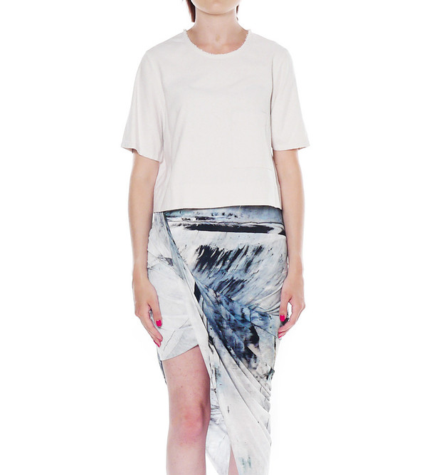 Raquel Allegra Cropped Boxy Tee Raquel Allegra Cropped Boxy Tee