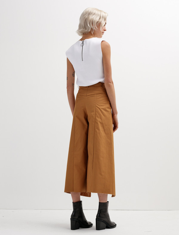 Etienne Deroeux Womens Dora Pants Parachute Brown Etienne Deroeux Womens Dora Pants Parachute Brown