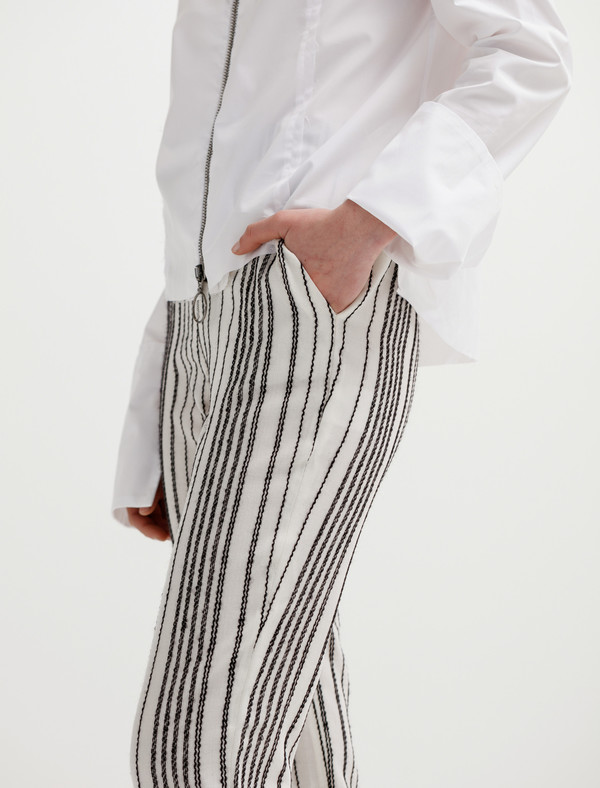 Etienne Deroeux Womens Roberta Zip Pants Etienne Deroeux Womens Roberta Zip Pants