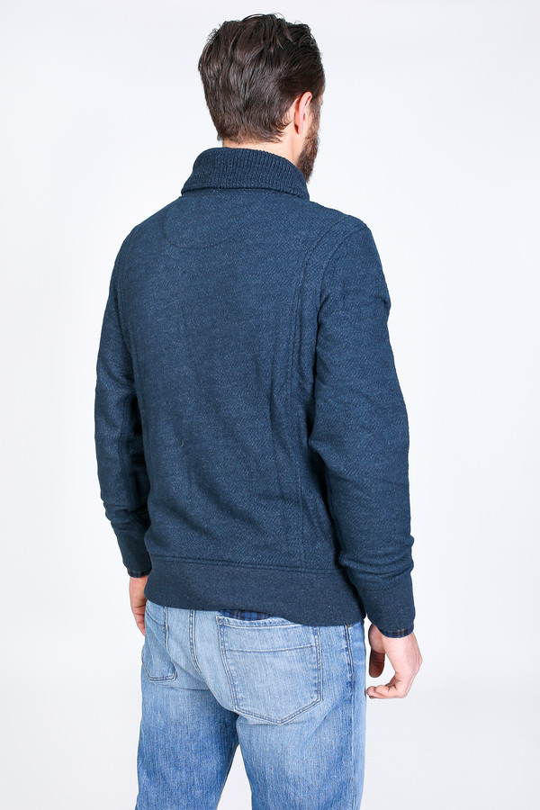 Men's Billy Reid Trevor Shawl Pullover in Midnight Men's Billy Reid Trevor Shawl Pullover in Midnight