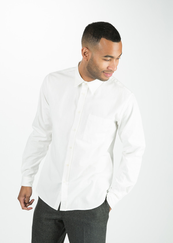 Men's Margaret Howell Raw Cotton Slim Work Shirt Men's Margaret Howell Raw Cotton Slim Work Shirt