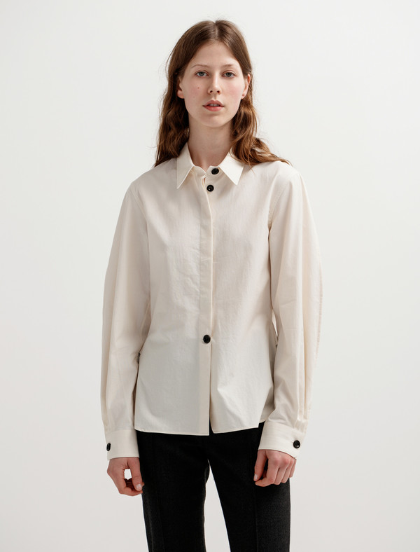 Lemaire Large Sleeve Shirt - Butter Lemaire Large Sleeve Shirt - Butter