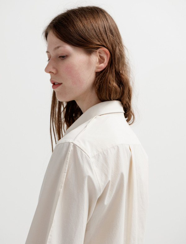Lemaire Large Sleeve Shirt - Butter Lemaire Large Sleeve Shirt - Butter
