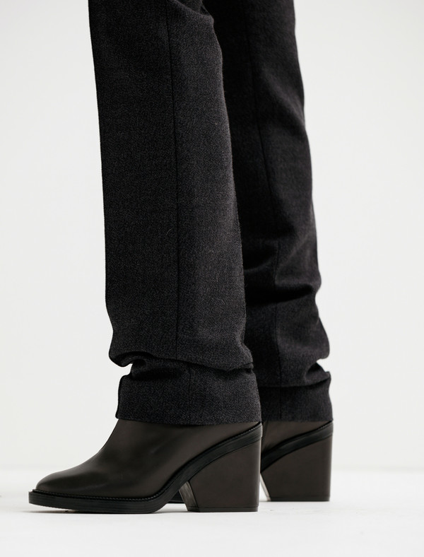Lemaire Straight Trousers Thornproof Wool Lemaire Straight Trousers Thornproof Wool