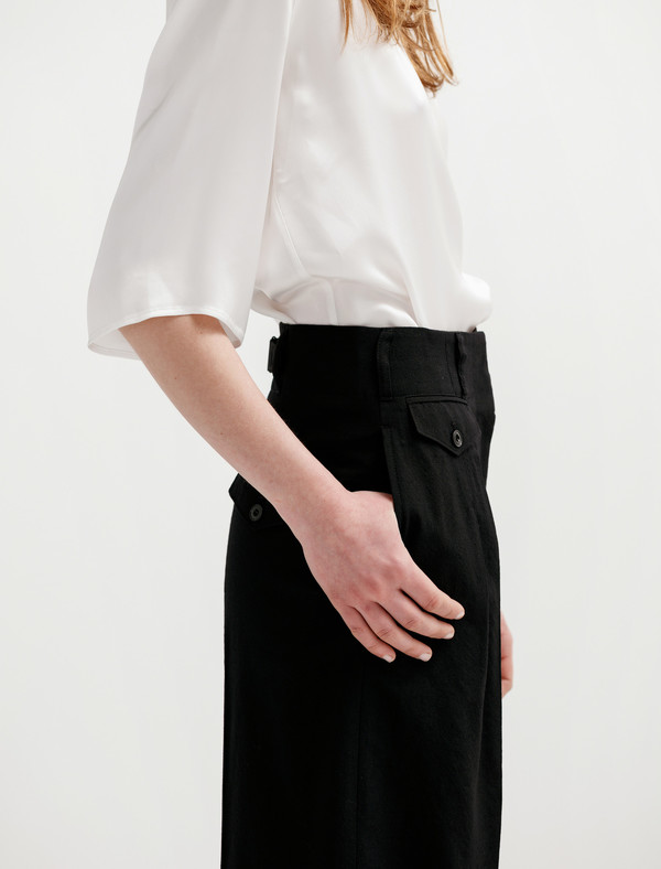 Lemaire Two-Pleat Pants - Black Lemaire Two-Pleat Pants - Black