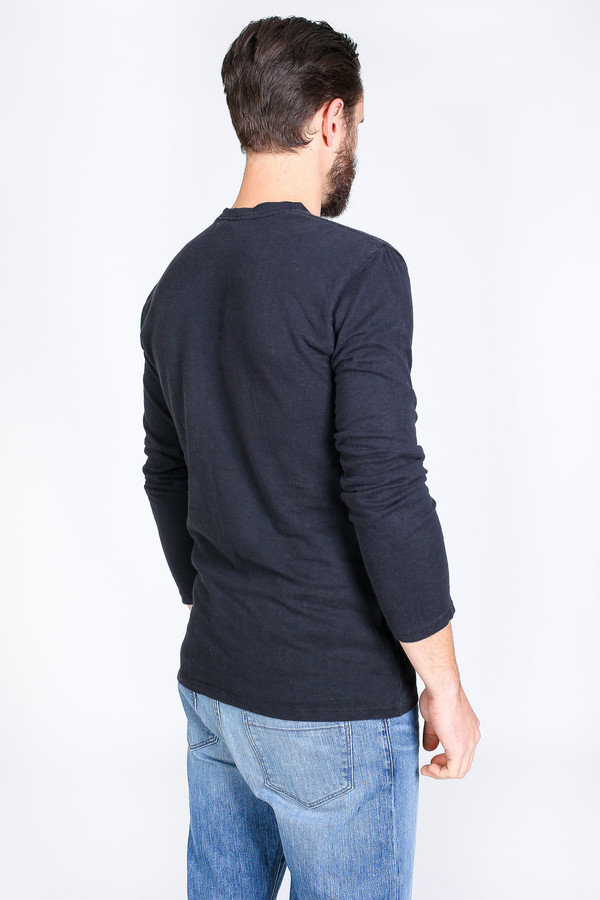 Men's Jungmaven Baja Long Sleeve Pocket T-Shirt in Urban Black Men's Jungmaven Baja Long Sleeve Pocket T-Shirt in Urban Black