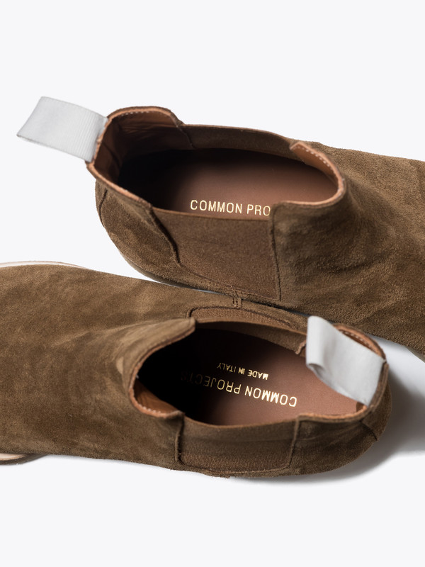 Men's Common Projects Chelsea Boot In Suede Men's Common Projects Chelsea Boot In Suede