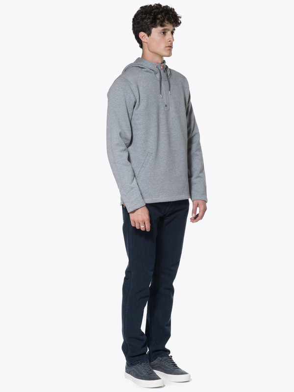Men's Levis Made & Crafted CM Half Zip Hoodie Molleton Men's Levis Made & Crafted CM Half Zip Hoodie Molleton