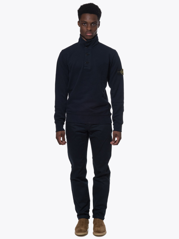 Men's Stone Island Half Zip Sweatshirt Men's Stone Island Half Zip Sweatshirt