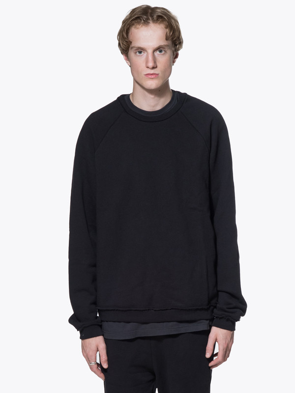 John Elliott Raw Edge Raglan Crew John Elliott Raw Edge Raglan Crew