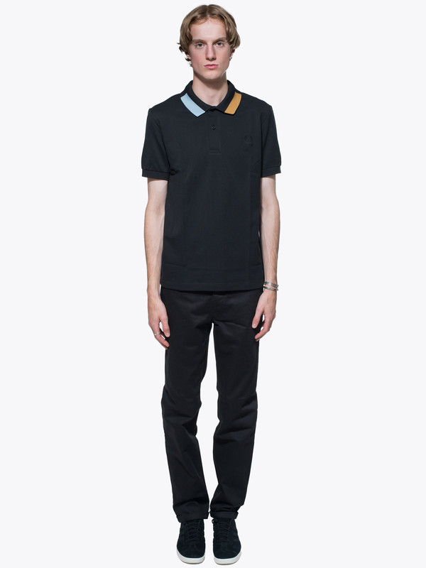 Men's Raf Simons X Fred Perry Shirt with Block Tipping Men's Raf Simons X Fred Perry Shirt with Block Tipping