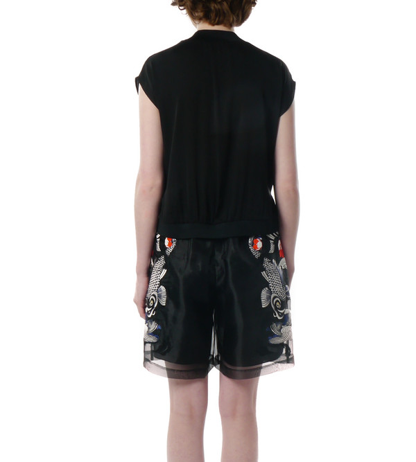 3.1 Phillip Lim Embroidered Tattoo Shorts 3.1 Phillip Lim Embroidered Tattoo Shorts