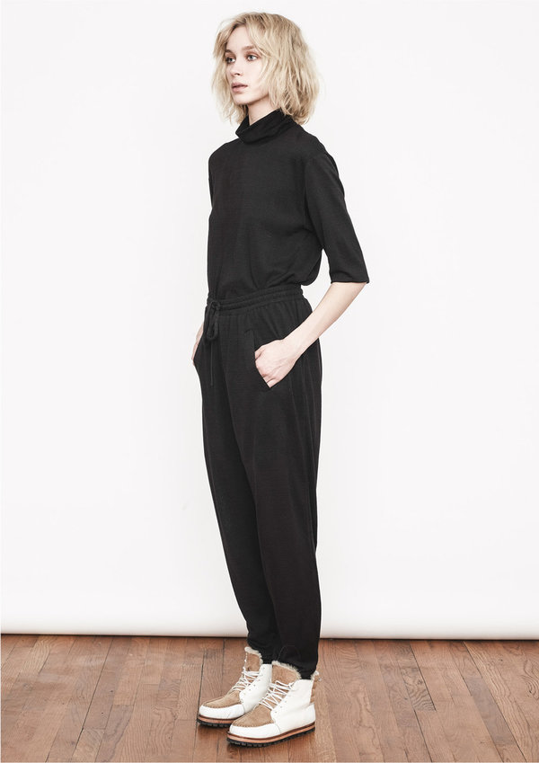 Berenik PANTS - STRING BLACK SHINY Berenik PANTS - STRING BLACK SHINY