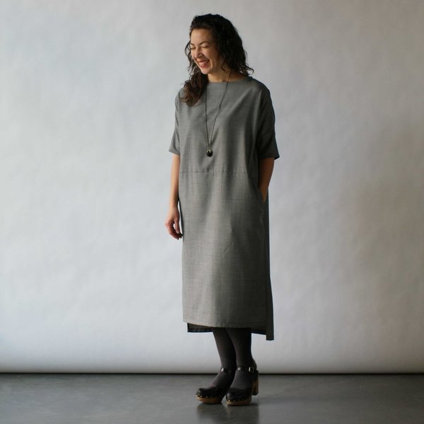 Lu. Revel Dress in Concrete Lu. Revel Dress in Concrete