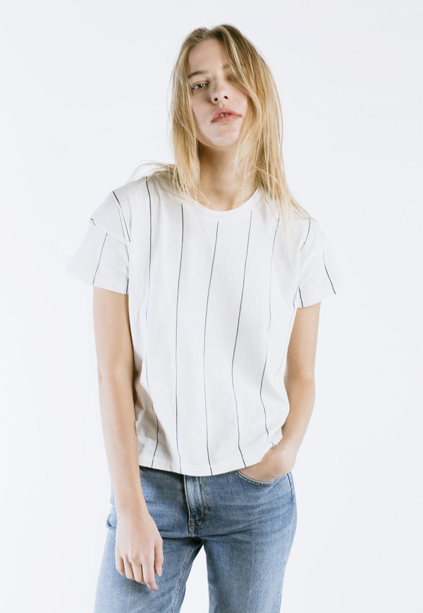 Thinking MU Vertical Striped Tee Thinking MU Vertical Striped Tee