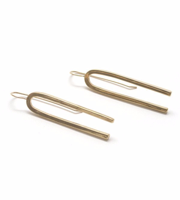 Seaworthy Jefa Earrings / Brass Seaworthy Jefa Earrings / Brass