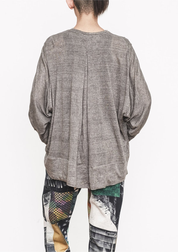 Berenik SHIRT - OVERSIZE KNIT GREY Berenik SHIRT - OVERSIZE KNIT GREY