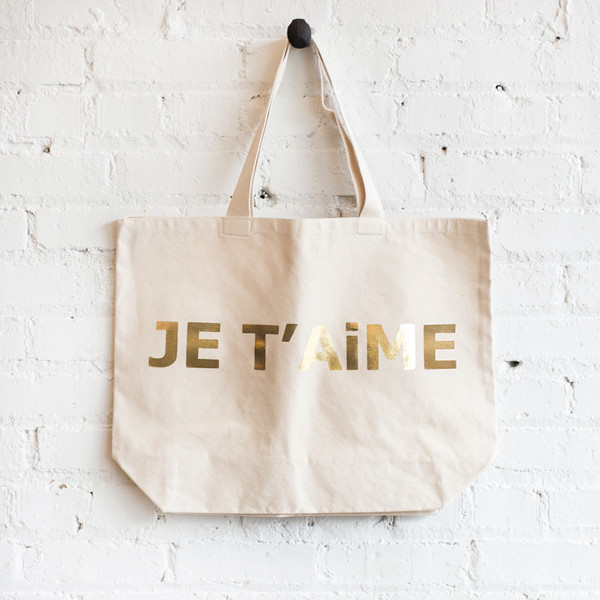 Atsuyo Et Akiko Je T'AiME Grand Canvas Bag Atsuyo Et Akiko Je T'AiME Grand Canvas Bag
