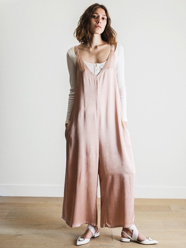 Lacausa Clothing Santi Jumpsuit - Rose Lacausa Clothing Santi Jumpsuit - Rose