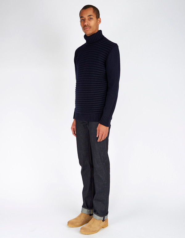 Peregrine Mariner Turtleneck Sweater Navy Peregrine Mariner Turtleneck Sweater Navy