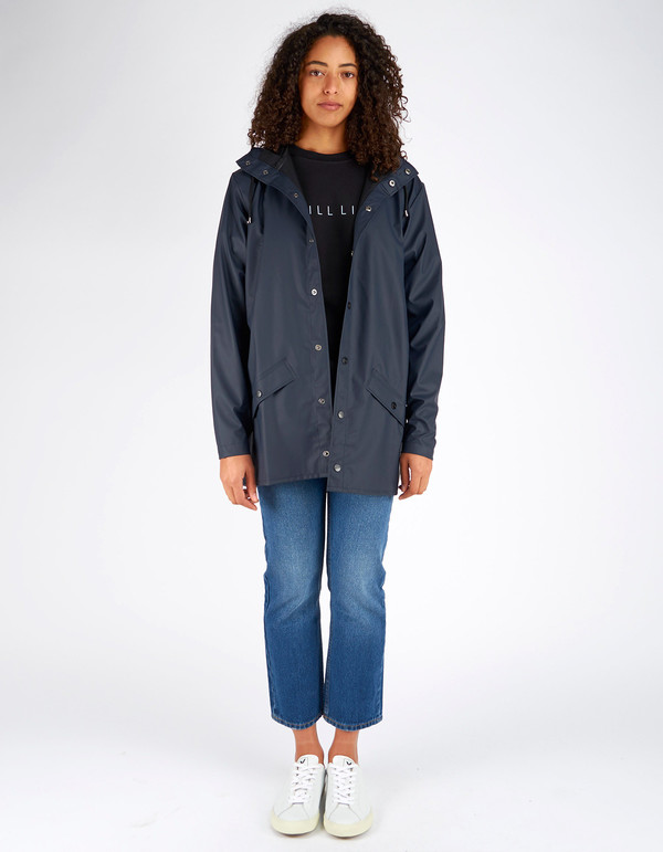 Rains Jacket Women's Blue Rains Jacket Women's Blue