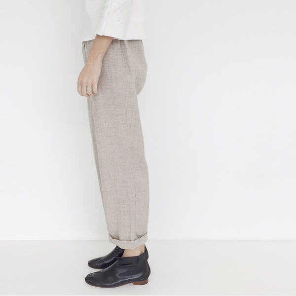Johan Vintage Beige Linen Pant Johan Vintage Beige Linen Pant