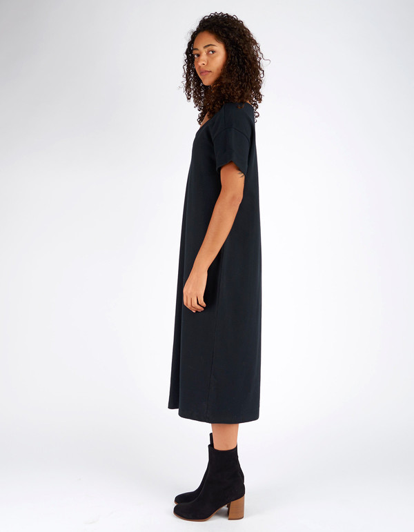 Ali Golden Roll Sleeve T-Shirt Dress Black Ali Golden Roll Sleeve T-Shirt Dress Black