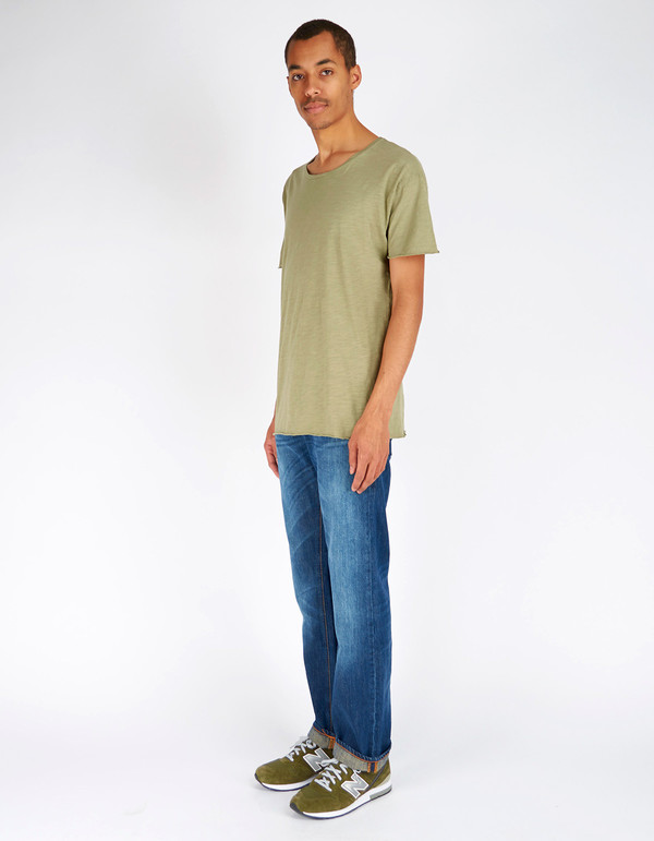 Men's Nudie Loose Leif Classic Crumble Washed Indigo Men's Nudie Loose Leif Classic Crumble Washed Indigo