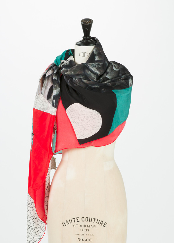 Rumisu Harbingers Silk Scarf Rumisu Harbingers Silk Scarf