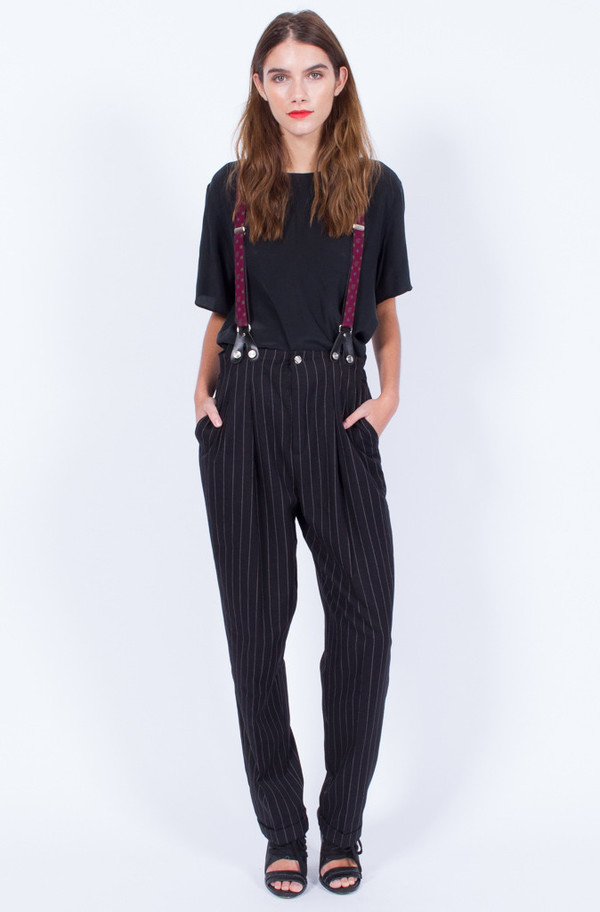Yo Vintage! BLACK SILK BLOUSE Yo Vintage! BLACK SILK BLOUSE