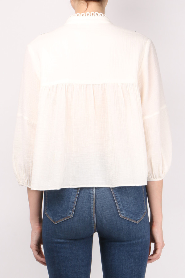 Apiece Apart Embroidered Loreto Blouse Apiece Apart Embroidered Loreto Blouse