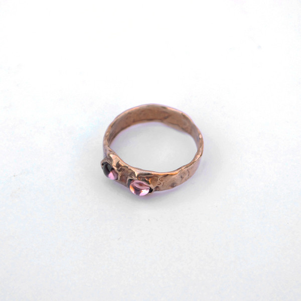 Mondo Mondo Felt Ring - Lavender/Peach Mondo Mondo Felt Ring - Lavender/Peach
