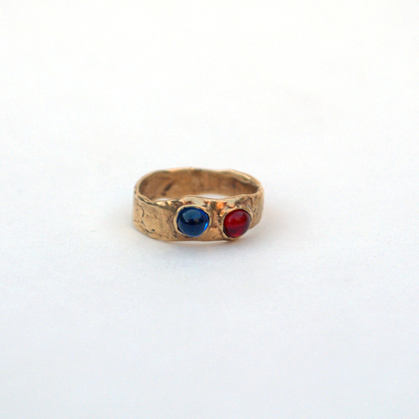Mondo Mondo Felt Ring - Red/Blue Mondo Mondo Felt Ring - Red/Blue