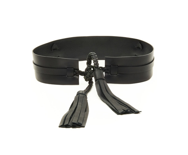 Moses Nadel Braided Tassel Belt Moses Nadel Braided Tassel Belt