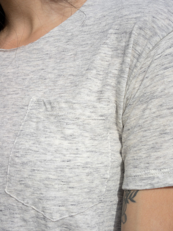 Calder Blake Jaq Heather Grey Tee Calder Blake Jaq Heather Grey Tee
