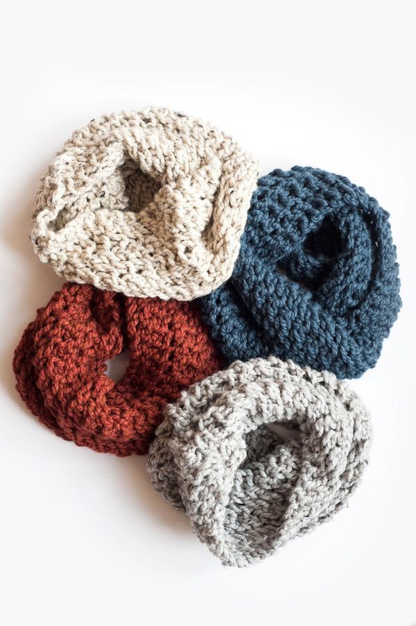 Peony Knits Calvert Cowl Marble Peony Knits Calvert Cowl Marble