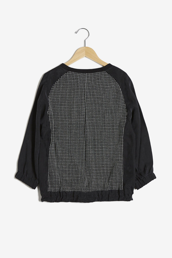 Shades of Grey by Micah Cohen Knit Combo Top Shades of Grey by Micah Cohen Knit Combo Top