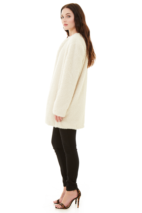 BB Dakota Merrill Wubby Collarless Coat BB Dakota Merrill Wubby Collarless Coat