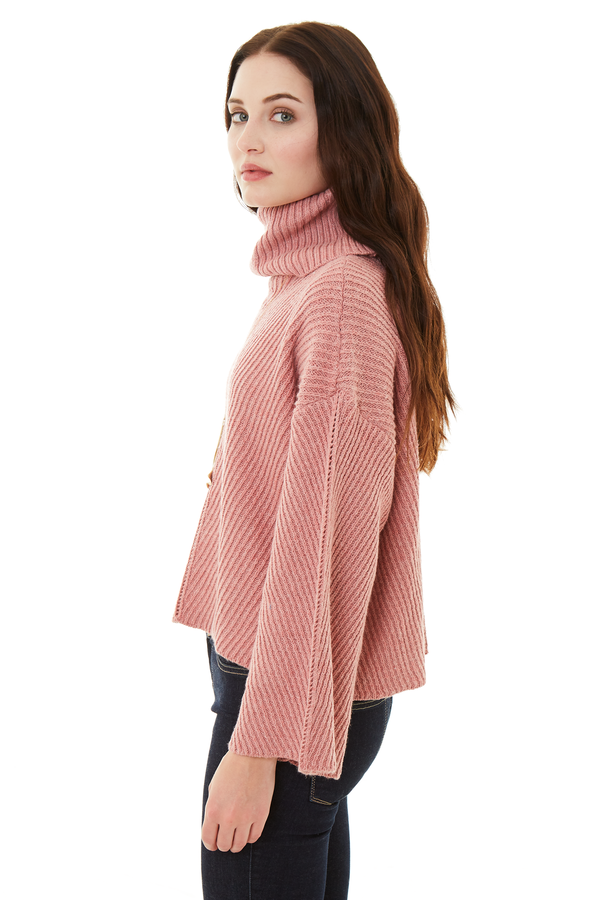 Cupcakes and Cashmere Dusty Rose Phil Sweater Cupcakes and Cashmere Dusty Rose Phil Sweater